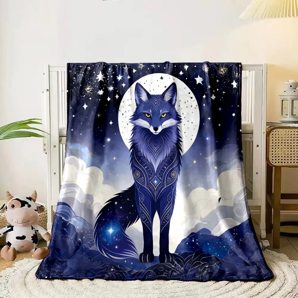 Animals in the Dreamy Night Sky Printed Blanket Children Adult Soft and Warm Bedding for Sofa Outdoor Travel Cover Blanket
Animals in the Dreamy Night Sky Printed Blanket Children Adult Soft and Warm Bedding for Sofa Outdoor Travel Cover Blanket