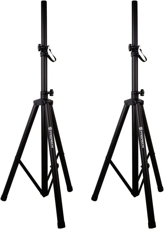PRORECK Tripod Speaker Stands Pair for Dj/PA Speaker System Adjustable Height from 4 feet to 6 feet
PRORECK Tripod Speaker Stands Pair for Dj/PA Speaker System Adjustable Height from 4 feet to 6 feet