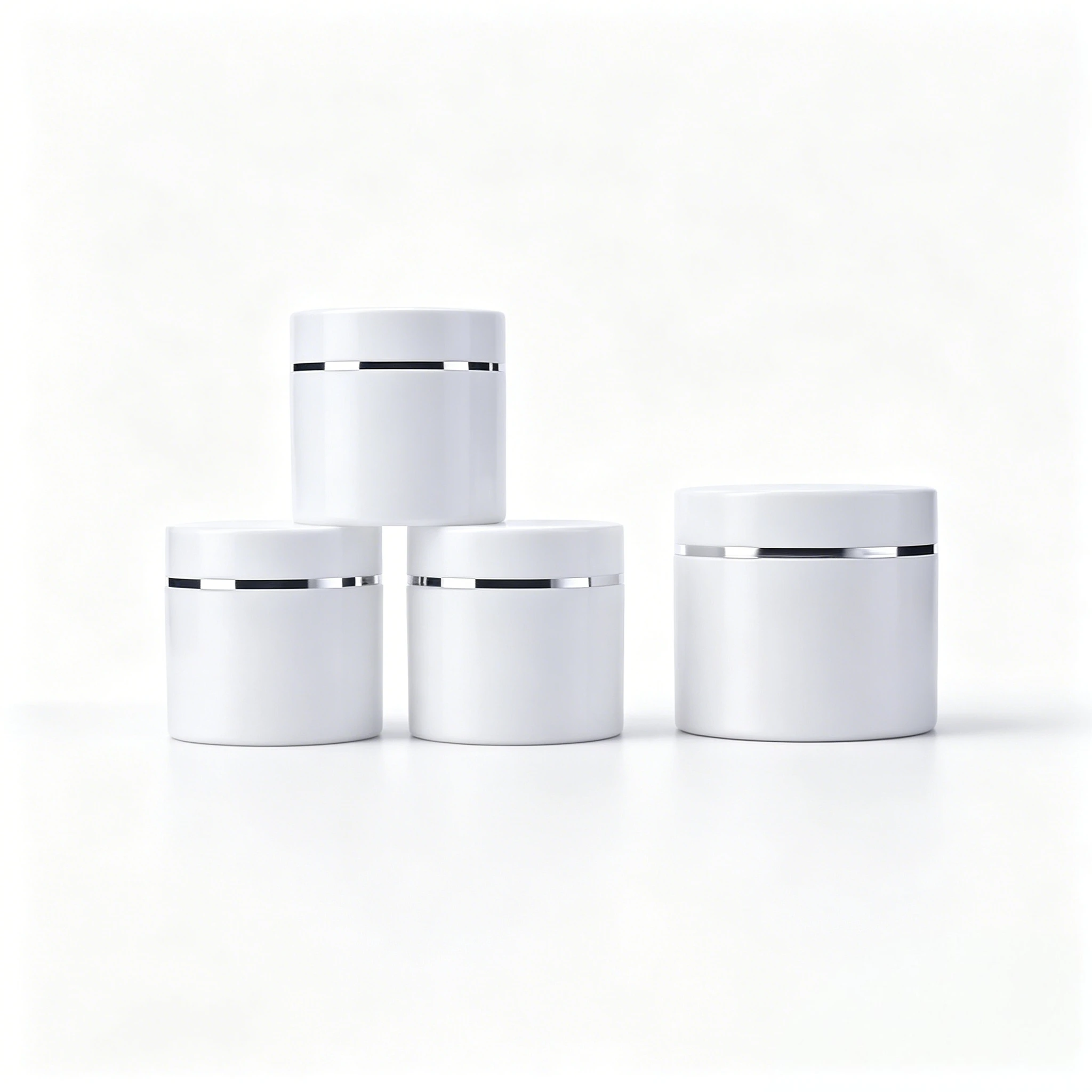 10pcs PP Plastic Cream Jars Cosmetic Packaging With Caps & Inner Liners Round Empty Small Glass 50G 100G
10pcs PP Plastic Cream Jars Cosmetic Packaging With Caps & Inner Liners Round Empty Small Glass 50G 100G