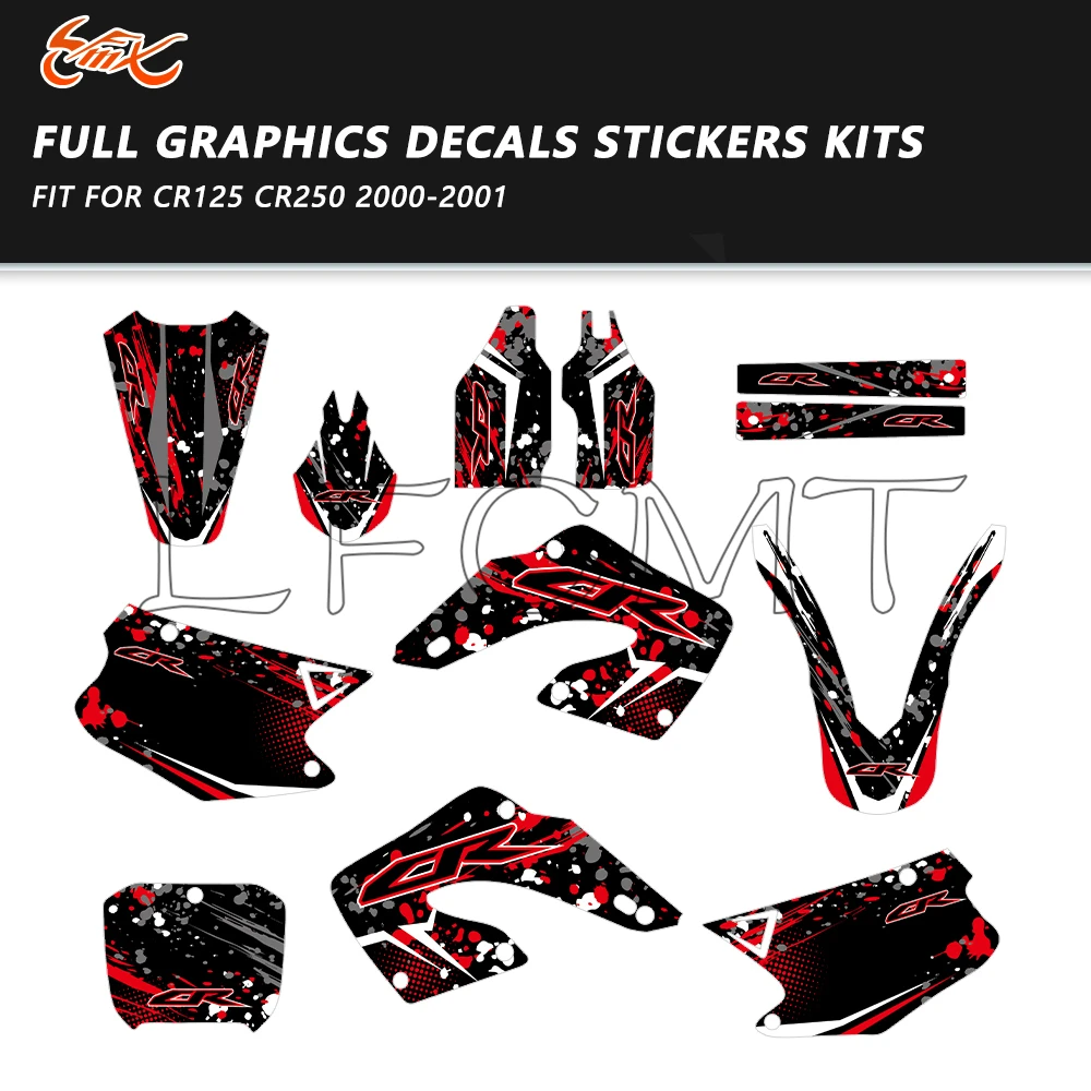 Подходит для Honda CR125 CR250 CR 125 250 2000 2001, украшение обтекателя мотоцикла, полный набор графических фоновых наклеек, наклейки
Подходит для Honda CR125 CR250 CR 125 250 2000 2001, украшение обтекателя мотоцикла, полный набор графических фоновых наклеек, наклейки