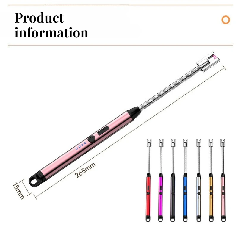 1- 5 PCS New USB Arc Charging Pulse Ignition Gun with Metal Visible Battery Level, Windproof 360-Degree Rotating Kitchen Igniter
1- 5 PCS New USB Arc Charging Pulse Ignition Gun with Metal Visible Battery Level, Windproof 360-Degree Rotating Kitchen Igniter