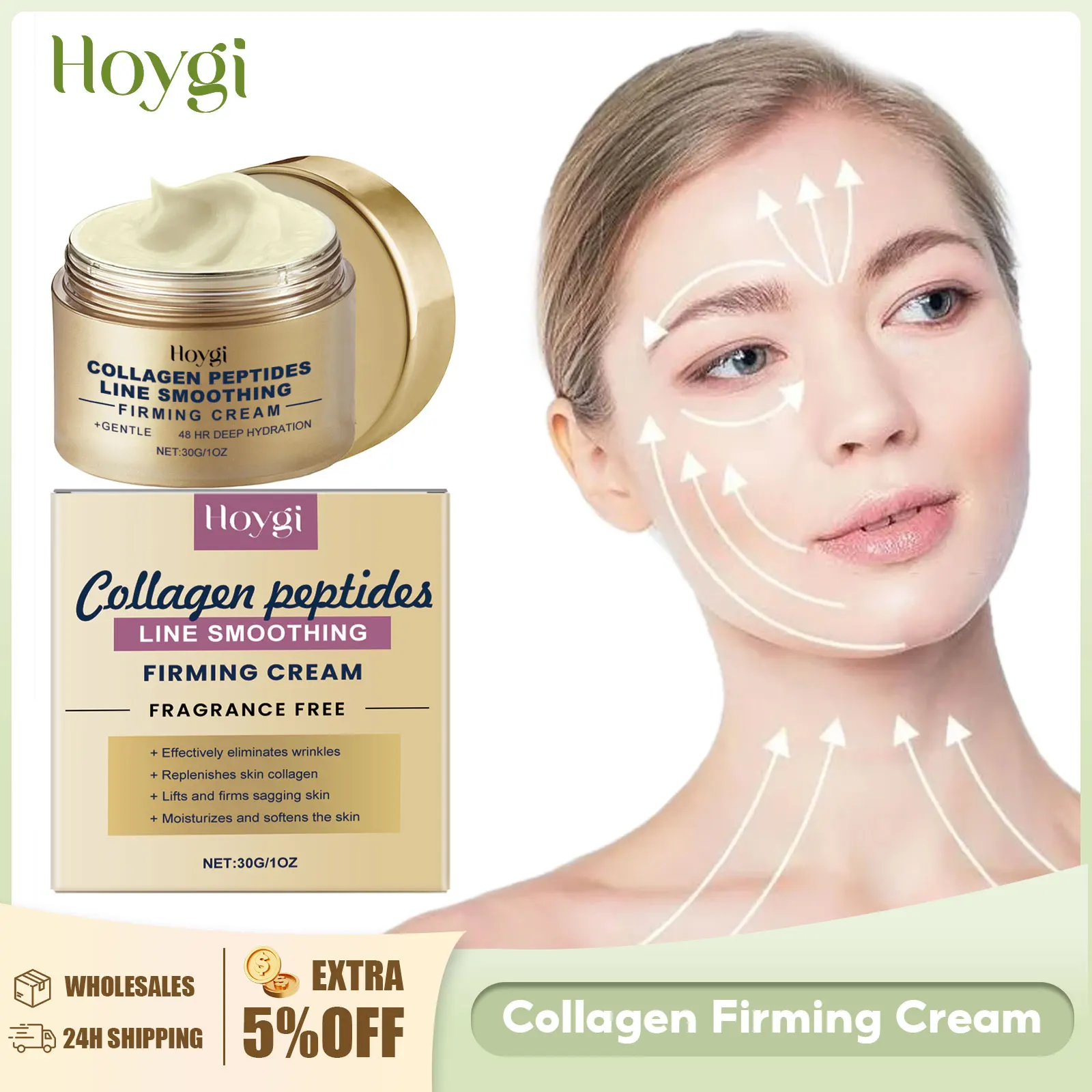 Collagen Firming Cream for Face Reduce Fine Lines Repair Damaged Skin Increase Elasticity Brightening Thghten Lifting Skin Care
Collagen Firming Cream for Face Reduce Fine Lines Repair Damaged Skin Increase Elasticity Brightening Thghten Lifting Skin Care