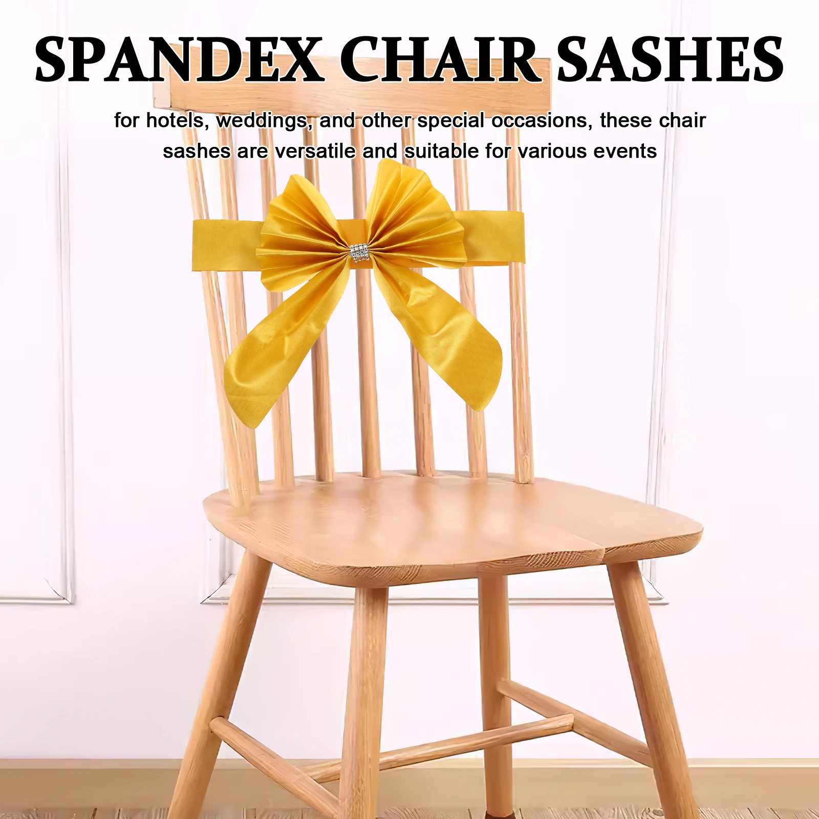 Wedding Chair Decor Stretchy Bows Sashes Banquet Party Reception Spandex Covers Elegant Bowknot Design High Back
Wedding Chair Decor Stretchy Bows Sashes Banquet Party Reception Spandex Covers Elegant Bowknot Design High Back