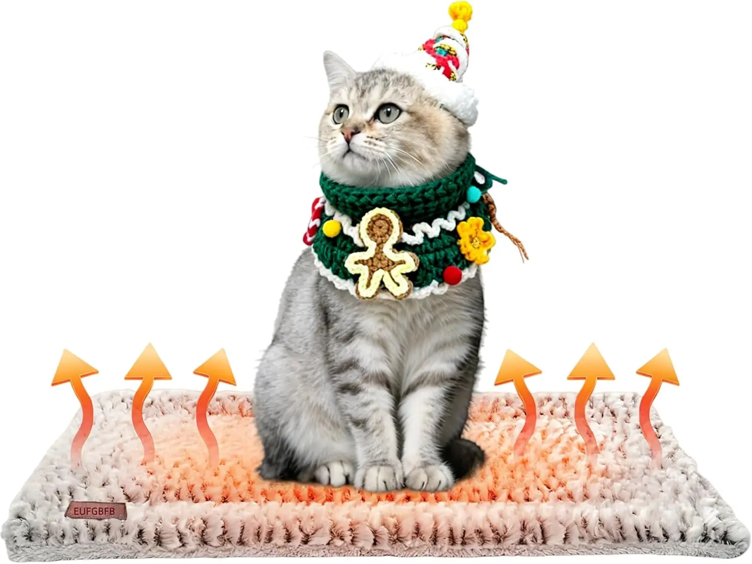 Self-Heating Pet Pad for Cats & Small Dogs, L Size 32'x24', Reversible Plush/Fleece, Silent Thermal Mat
Self-Heating Pet Pad for Cats & Small Dogs, L Size 32'x24', Reversible Plush/Fleece, Silent Thermal Mat