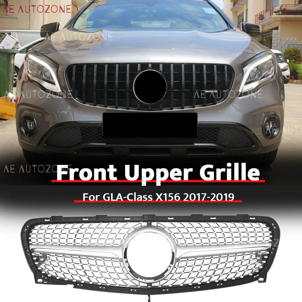 Chrome Silver Front Upper Grille For GLA-Class X156 2017-2019
Chrome Silver Front Upper Grille For GLA-Class X156 2017-2019