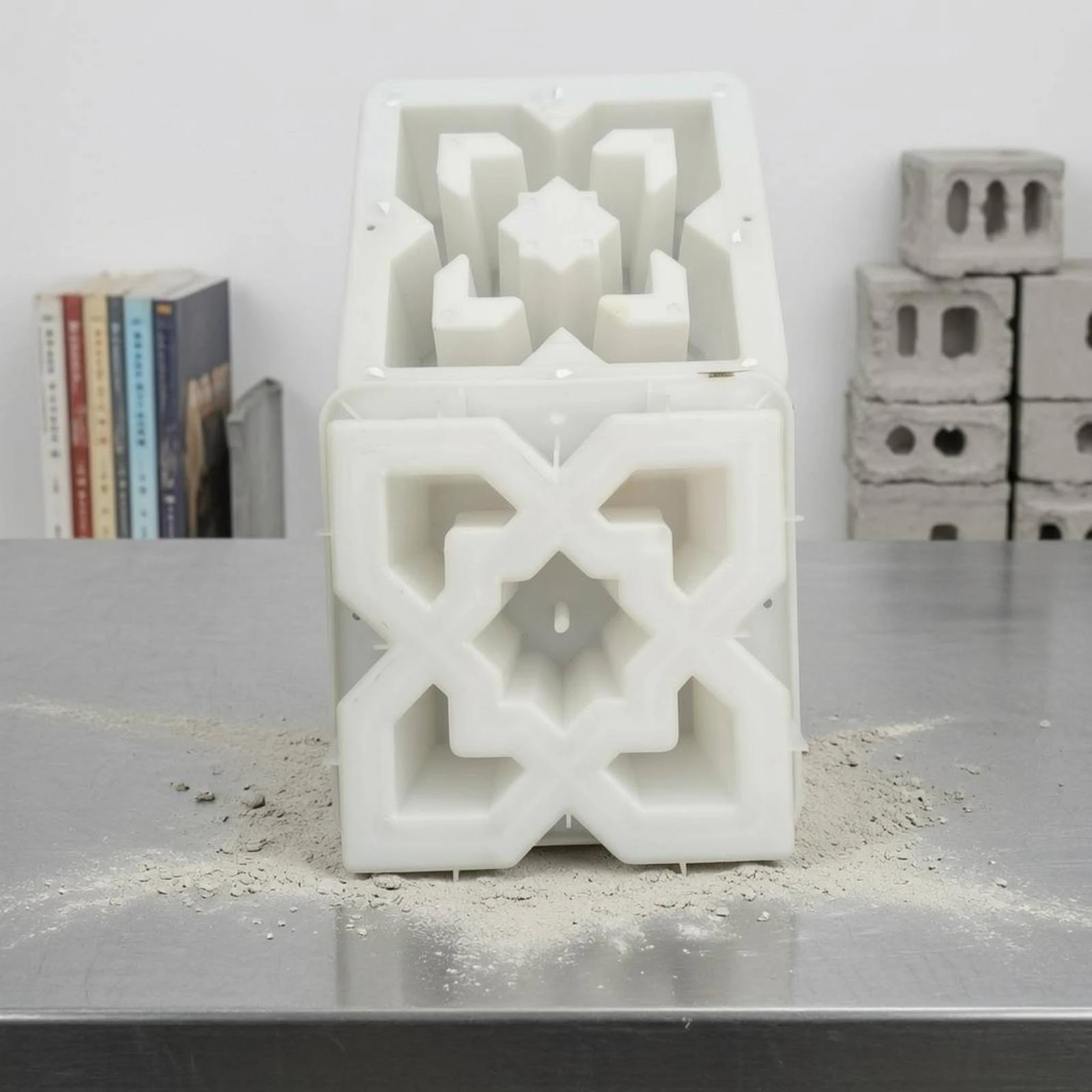 Concrete Hollow Brick Mold Square Hollow Brick Mold Building Supply White Construction Tool Easy Demolding
Concrete Hollow Brick Mold Square Hollow Brick Mold Building Supply White Construction Tool Easy Demolding