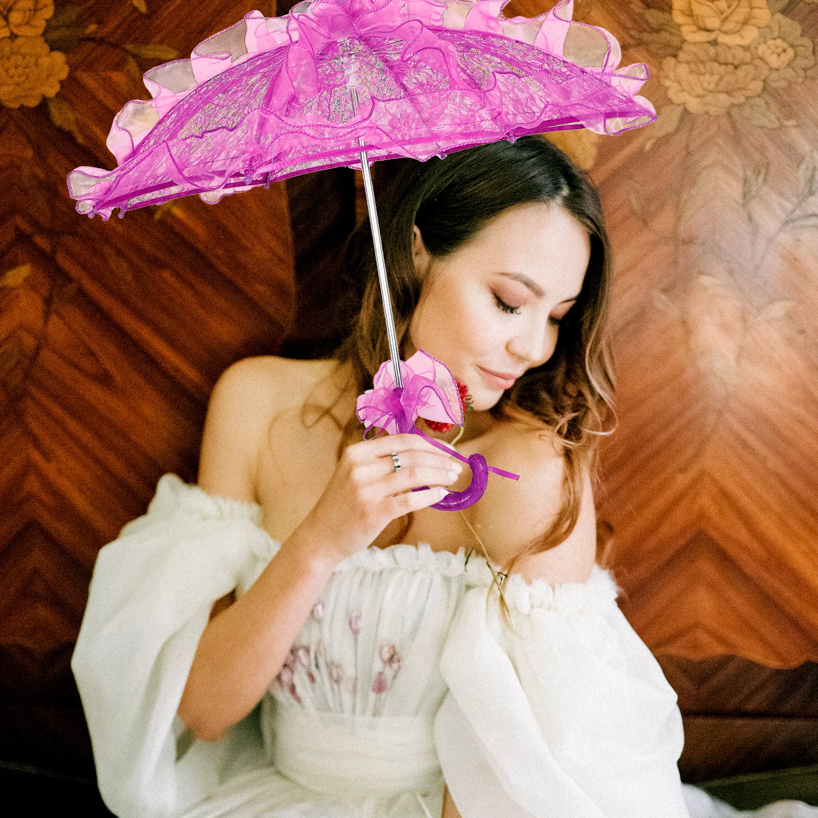 Wedding Umbrella Weeding for Bride Lace Cosplay Photoshoot Tea Party Accessories Women Decorate Sunshade Parasols
Wedding Umbrella Weeding for Bride Lace Cosplay Photoshoot Tea Party Accessories Women Decorate Sunshade Parasols
