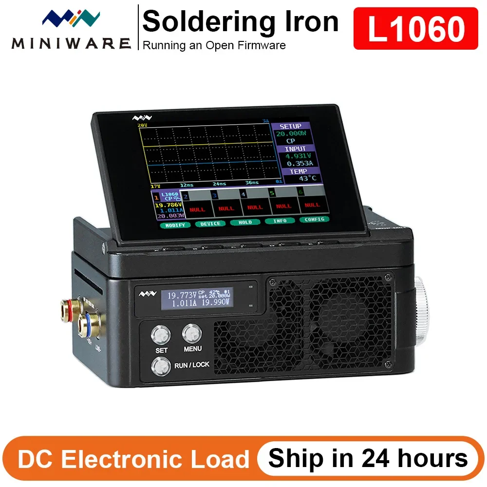 MDP-L1060 Miniware DC Electronic Load Adjustable Digital DC Power Supply 100W Laboratory Programmable Linear Power Meter Module
MDP-L1060 Miniware DC Electronic Load Adjustable Digital DC Power Supply 100W Laboratory Programmable Linear Power Meter Module