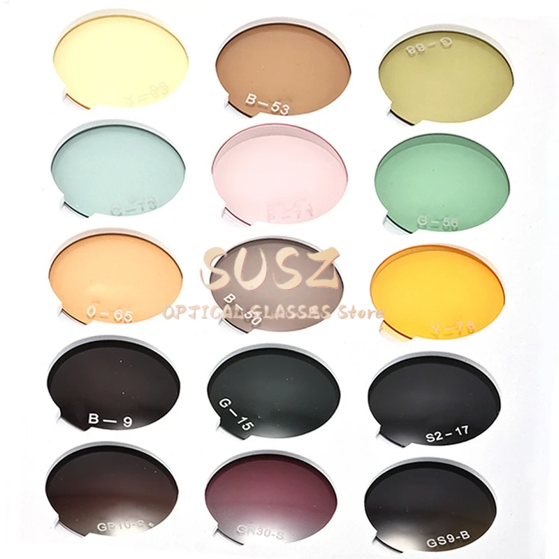 SUSZ Prescription Polarized CR39 1.56 1.61 1.67 1.74 Aspheric Hand Made Sunglasses Lenses Myopia Presbyopia Glasses Lens
SUSZ Prescription Polarized CR39 1.56 1.61 1.67 1.74 Aspheric Hand Made Sunglasses Lenses Myopia Presbyopia Glasses Lens