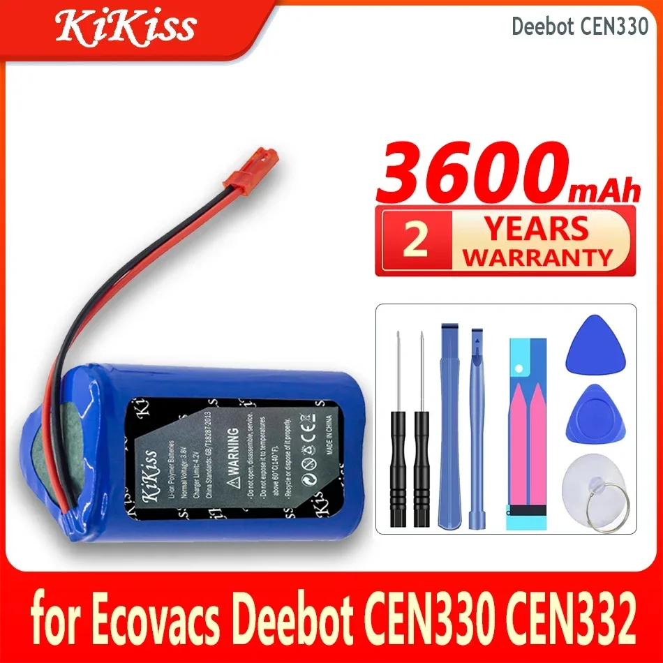 Аккумулятор KiKiss 3600 мАч для вакуумного робота Ecovacs Deebot Deepoo CEN330 CEN332, сменная батарея
Аккумулятор KiKiss 3600 мАч для вакуумного робота Ecovacs Deebot Deepoo CEN330 CEN332, сменная батарея