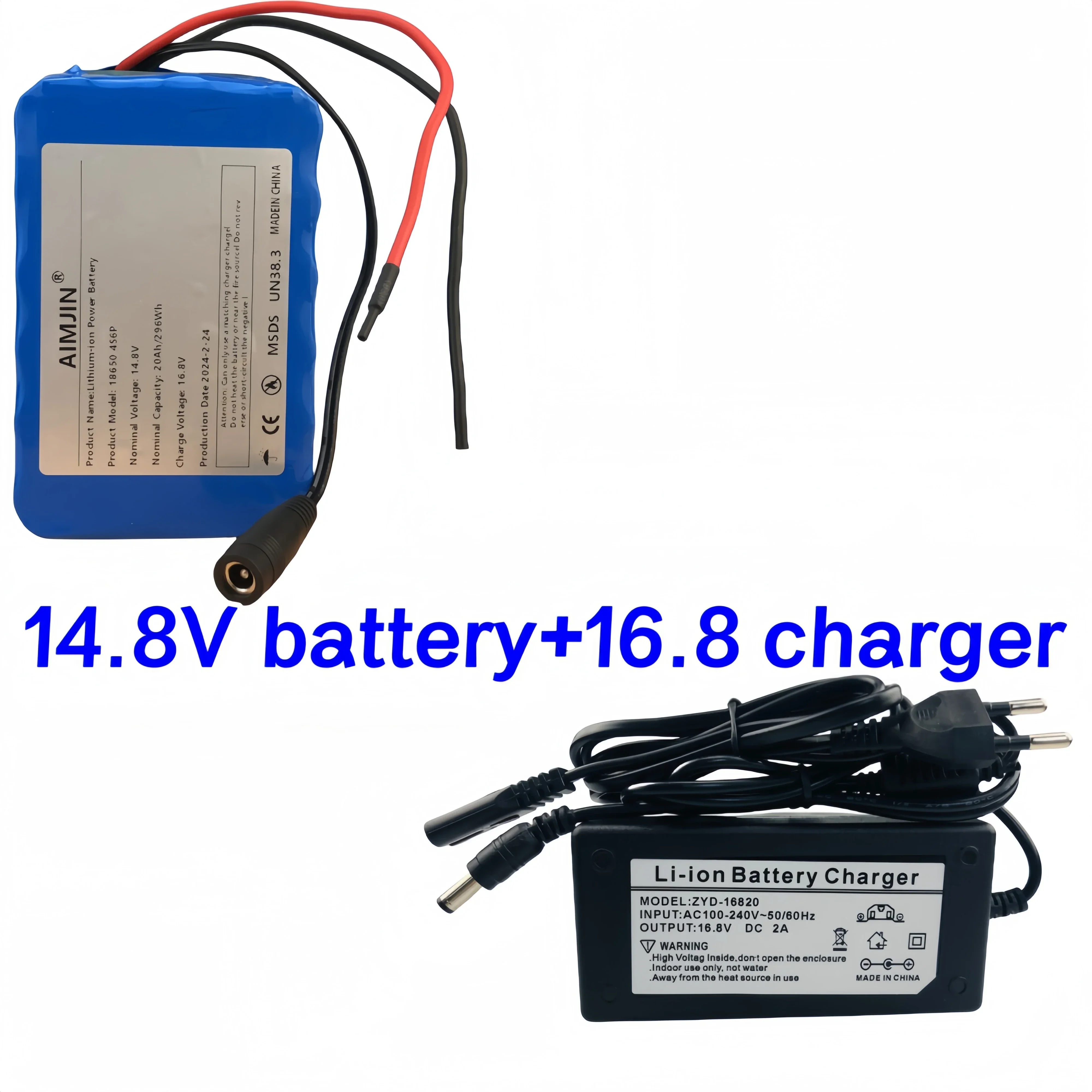 4S6P 18650 14.8V 20.0Ah Li-iom Battery Pack Night Fishing Lamp Heater Miner's Amplifier Batteries with BMS
4S6P 18650 14.8V 20.0Ah Li-iom Battery Pack Night Fishing Lamp Heater Miner's Amplifier Batteries with BMS