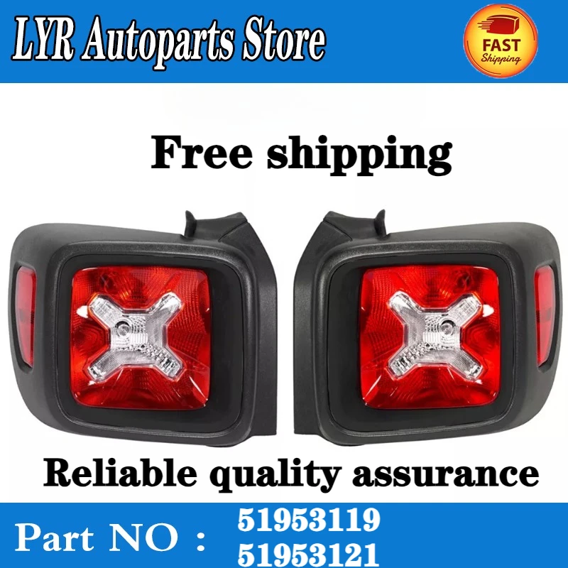High quality Left or right Hand Tail Light Rear Lamp For Jeep Renegade 2016-21 51953119 68256051AA 51953121 52060585 68346456AA
High quality Left or right Hand Tail Light Rear Lamp For Jeep Renegade 2016-21 51953119 68256051AA 51953121 52060585 68346456AA