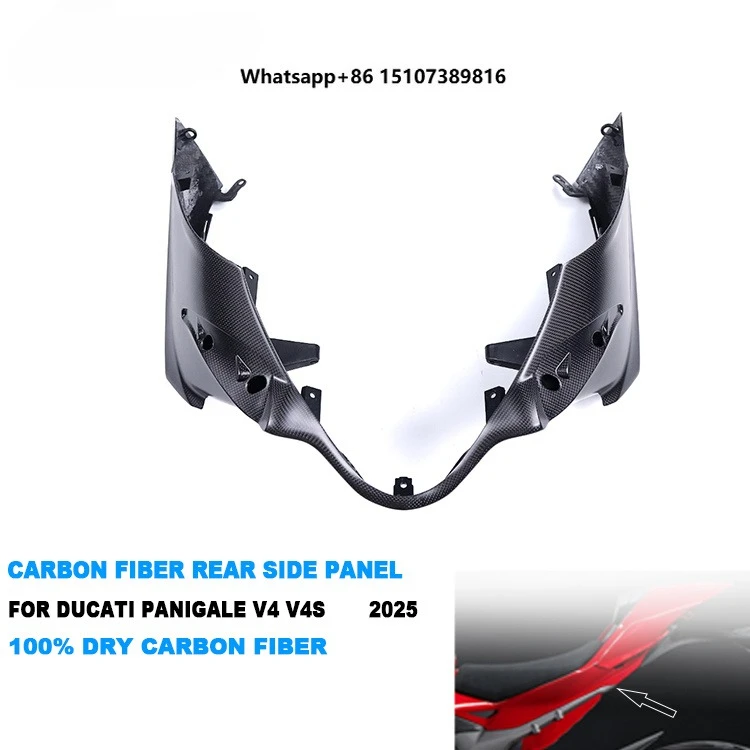 New Arrival 100% 3K Full Dry Carbon Fiber Motorcycle Rear Tail Side Panel Fairings for Panigale V4 V4S 2025
New Arrival 100% 3K Full Dry Carbon Fiber Motorcycle Rear Tail Side Panel Fairings for Panigale V4 V4S 2025