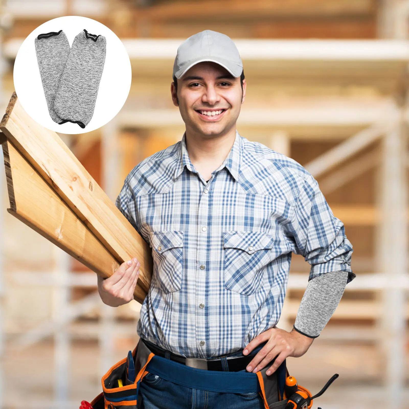 1Pair Cut Proof Arm Protective Sleeve Lightweight Breathable for Forearm Protection Gardening Woodworking Anti-Cut Arm Guard
1Pair Cut Proof Arm Protective Sleeve Lightweight Breathable for Forearm Protection Gardening Woodworking Anti-Cut Arm Guard