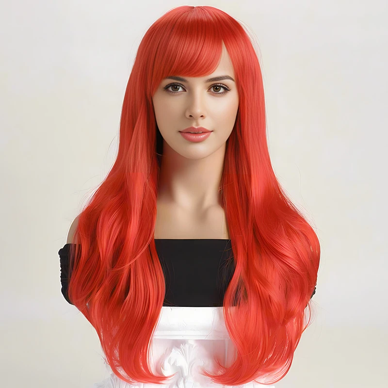 Anime-Inspired Long Curly Red Wig for Women, Heat Resistant Synthetic Hair with Adjustable Buckle Net for Cosplay, Parties
Anime-Inspired Long Curly Red Wig for Women, Heat Resistant Synthetic Hair with Adjustable Buckle Net for Cosplay, Parties