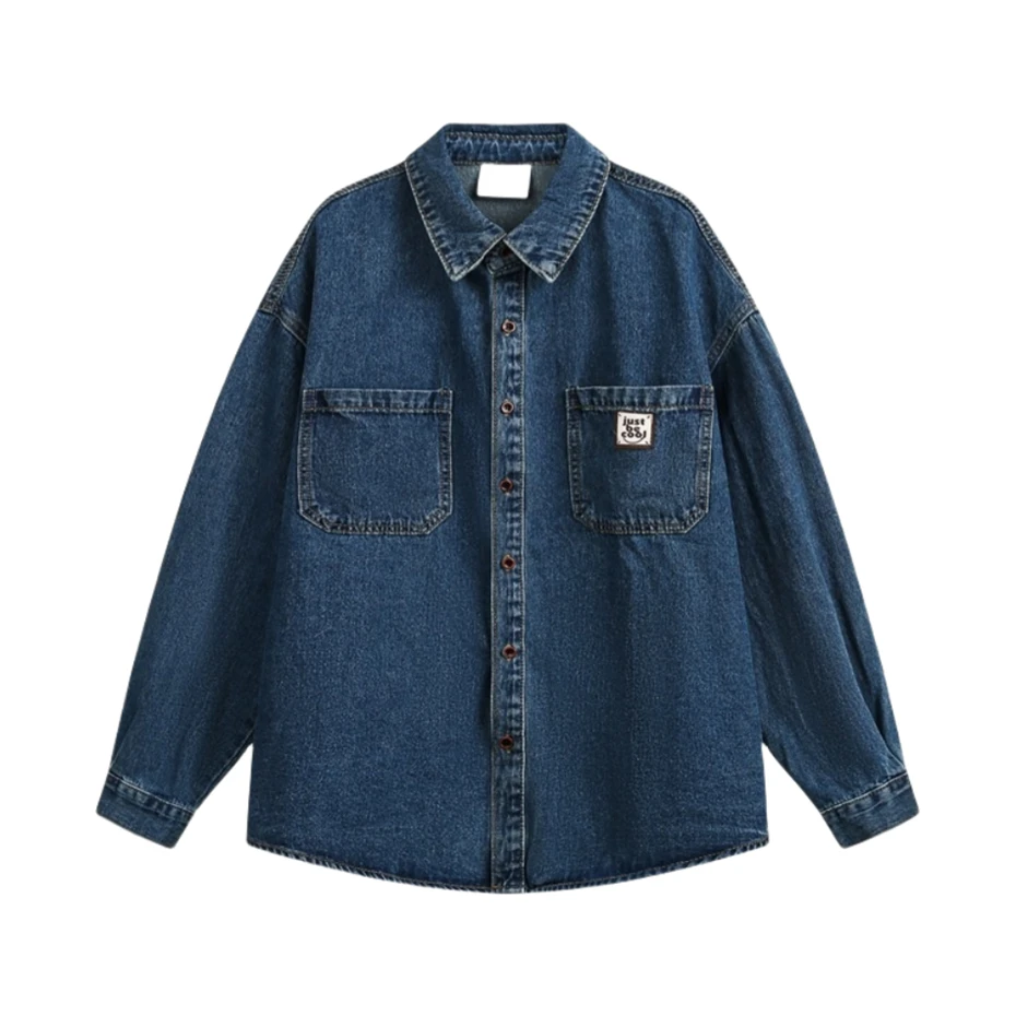 Oversized Mens Denim Shirts Streetwear Harajuku Blue Casual Jeans Blouse Men Spring New Vintage Long Sleeve Cargo Shirts Unisex
Oversized Mens Denim Shirts Streetwear Harajuku Blue Casual Jeans Blouse Men Spring New Vintage Long Sleeve Cargo Shirts Unisex