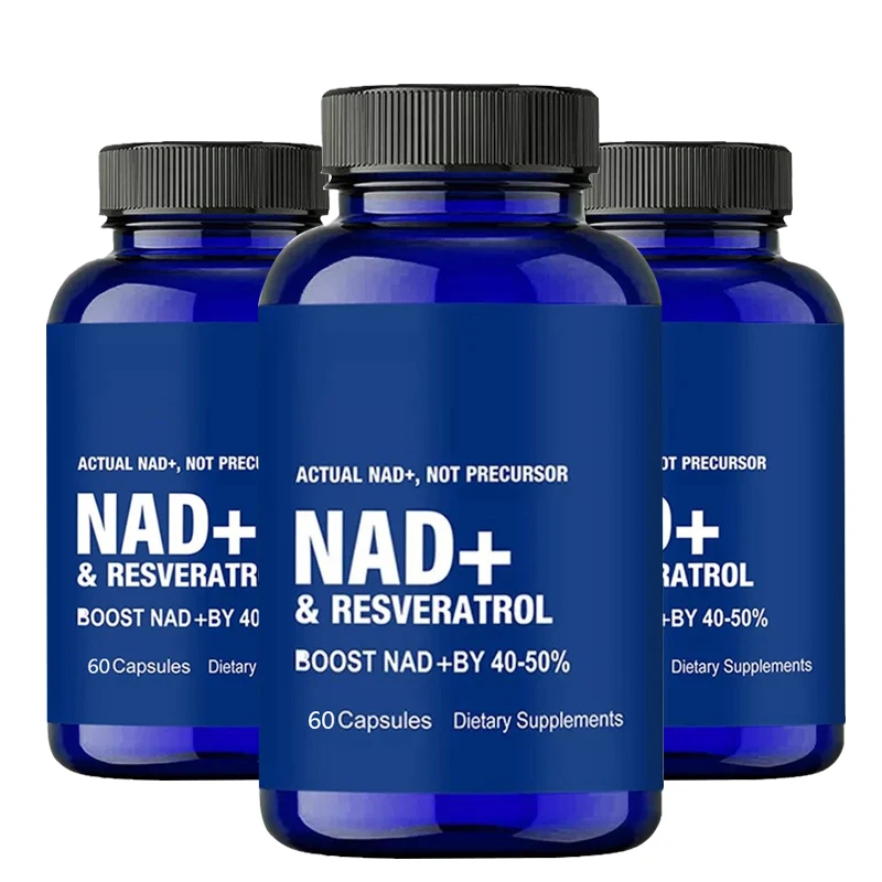 3 Bottles NAD+ Supplements - Anti-Aging Cell Booster Promotes Blood Circulation 180Capsules
3 Bottles NAD+ Supplements - Anti-Aging Cell Booster Promotes Blood Circulation 180Capsules