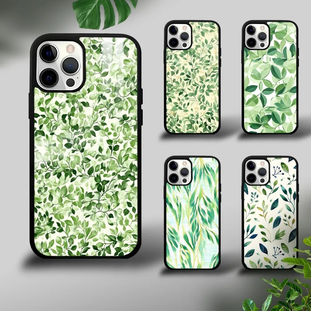 Green Leaves INS Phone Case For iPhone 16 15 14 13 12 11 Pro Xs Max Mini Plus Celulares Hard Cover Shockproof Funda
Green Leaves INS Phone Case For iPhone 16 15 14 13 12 11 Pro Xs Max Mini Plus Celulares Hard Cover Shockproof Funda