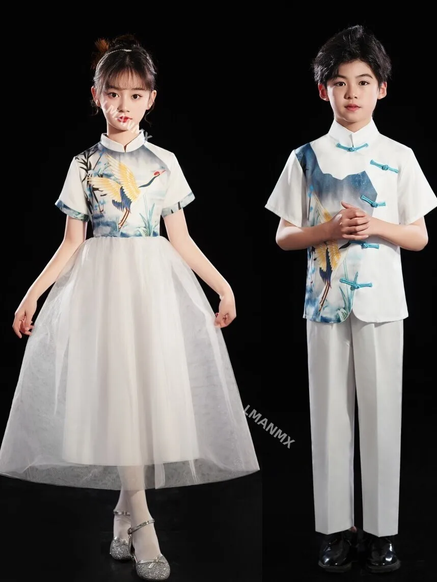 Детский костюм для выступления Guzheng, костюм для выступления chóru для начальной школы
Детский костюм для выступления Guzheng, костюм для выступления chóru для начальной школы
