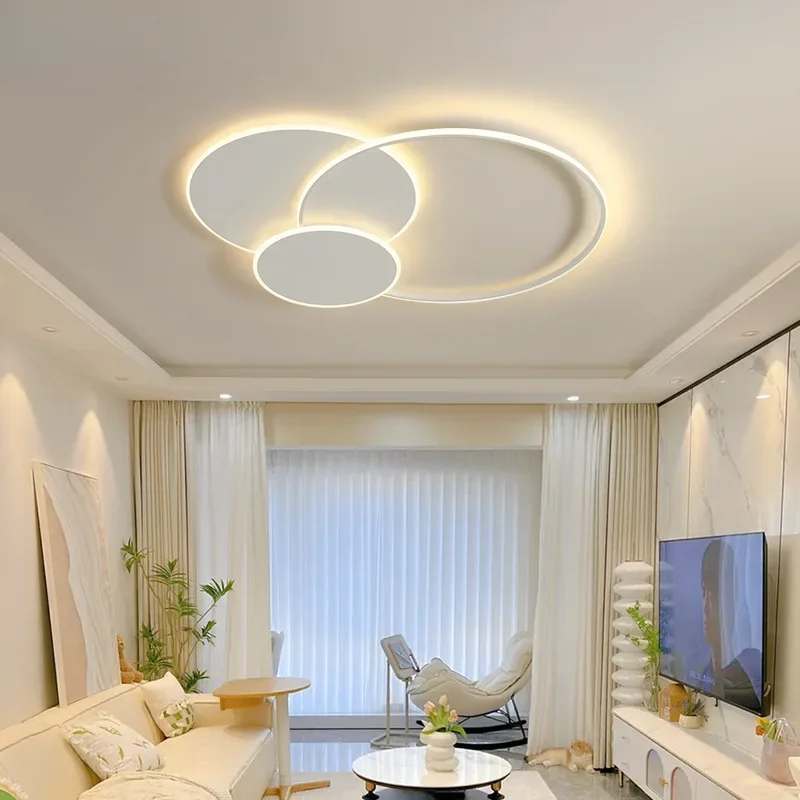 Modern Minimalism Circles Led Living Room Ceiling Lights Foyer Dimmable Round Bedroom Lamp Lighting Home Decor Luster Fixtures
Modern Minimalism Circles Led Living Room Ceiling Lights Foyer Dimmable Round Bedroom Lamp Lighting Home Decor Luster Fixtures