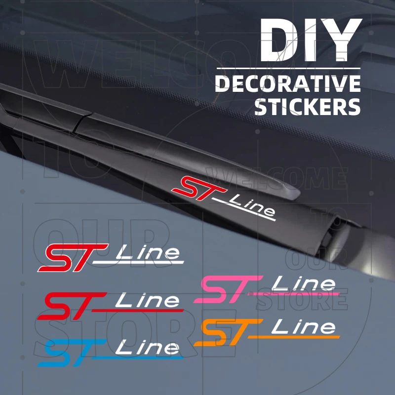 4pcs Car ST Line LOGO Emblem Interior Decor Decals Car Window Wiper Stickers For Ford Fiesta Focus RS Mondeo Transit Kuga Bronco
4pcs Car ST Line LOGO Emblem Interior Decor Decals Car Window Wiper Stickers For Ford Fiesta Focus RS Mondeo Transit Kuga Bronco