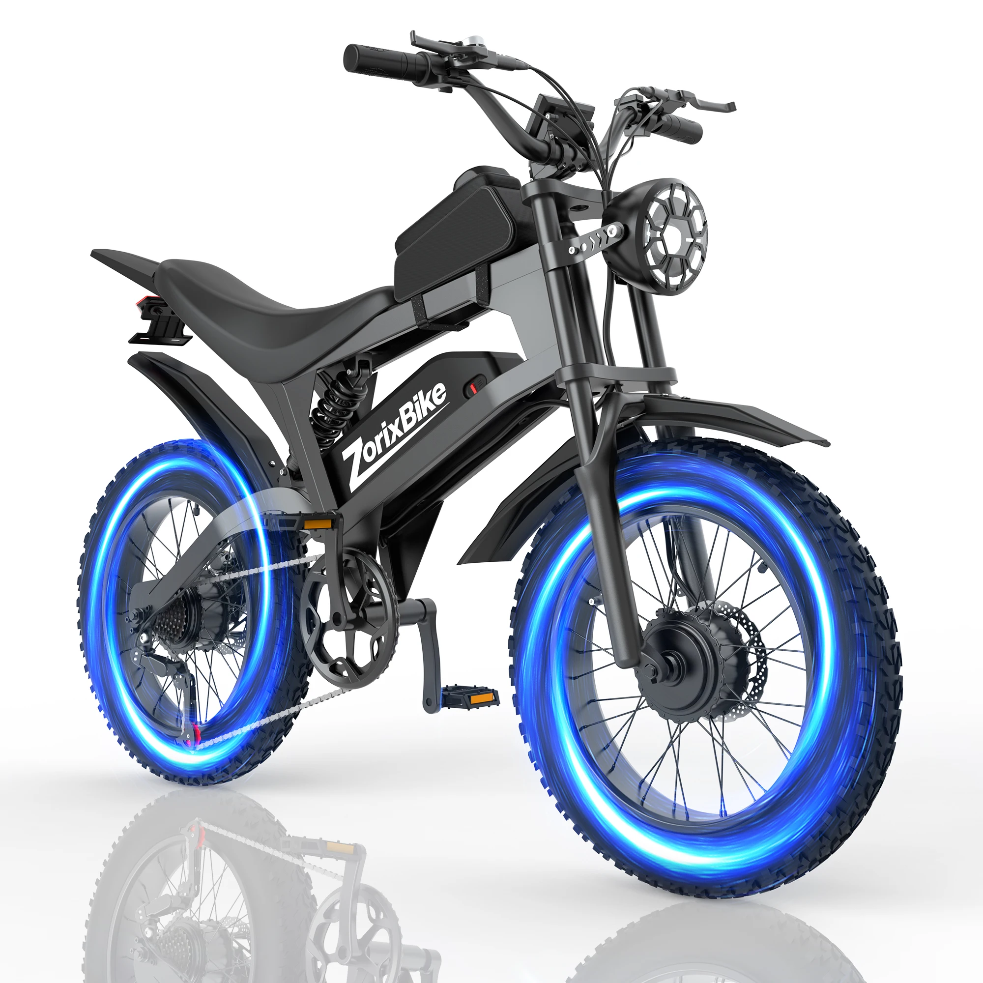 ZorixBike R8 Pro Adult Ebike–3000W Brushless Motor 35MPH 48V 20Ah Lithium-Ion Battery 60–80Mi Range Hydraulic Disc Brakes
ZorixBike R8 Pro Adult Ebike–3000W Brushless Motor 35MPH 48V 20Ah Lithium-Ion Battery 60–80Mi Range Hydraulic Disc Brakes
