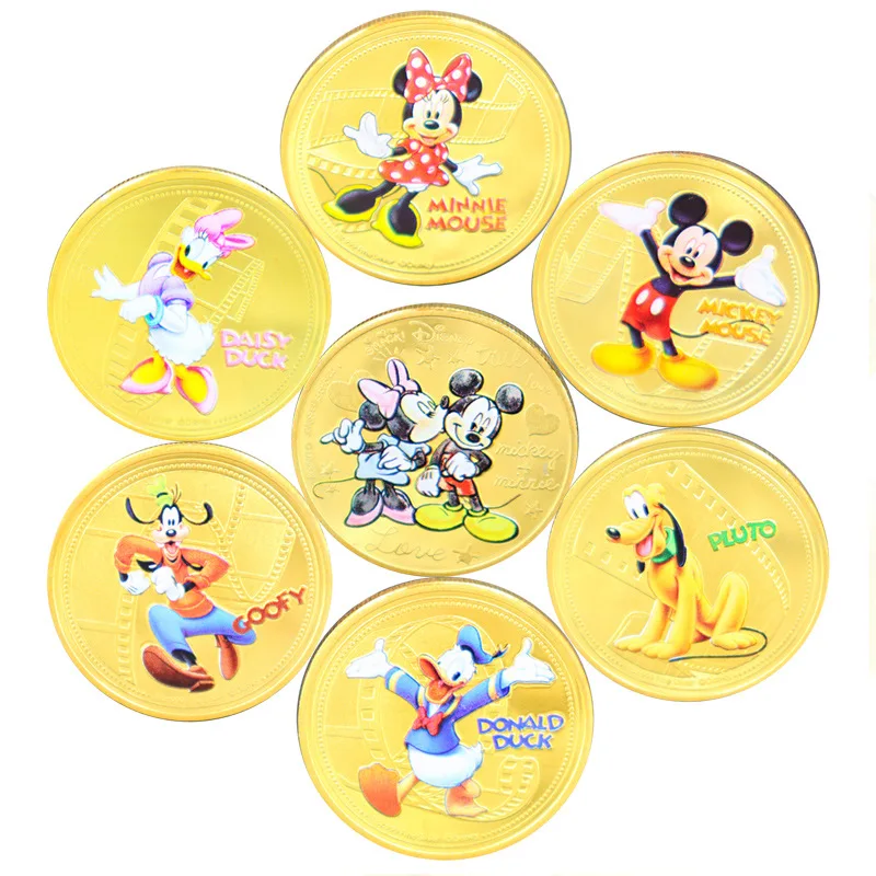 Disney Mickey Mouse Series Full Set Cartoon Anime Commemorative Gold Coin Creative Children's Gift Tooth Fairy Gift
Disney Mickey Mouse Series Full Set Cartoon Anime Commemorative Gold Coin Creative Children's Gift Tooth Fairy Gift
