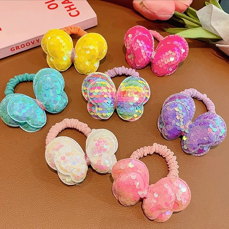 3PCS Sequin Hair Rope Children Ponytail Braid Girl Rubber Band Headwear Hair Accessories Scrunchies Big Butterfly Tie High
3PCS Sequin Hair Rope Children Ponytail Braid Girl Rubber Band Headwear Hair Accessories Scrunchies Big Butterfly Tie High