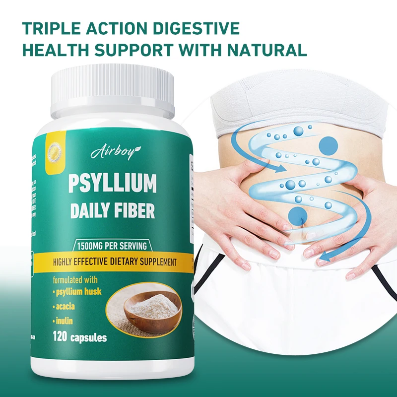 Psyllium Husk - Contains Inulin and Gum Arabic, Supports Digestive Health, Improves Constipation, Boosts Metabolism, Non-GMO 
Psyllium Husk - Contains Inulin and Gum Arabic, Supports Digestive Health, Improves Constipation, Boosts Metabolism, Non-GMO