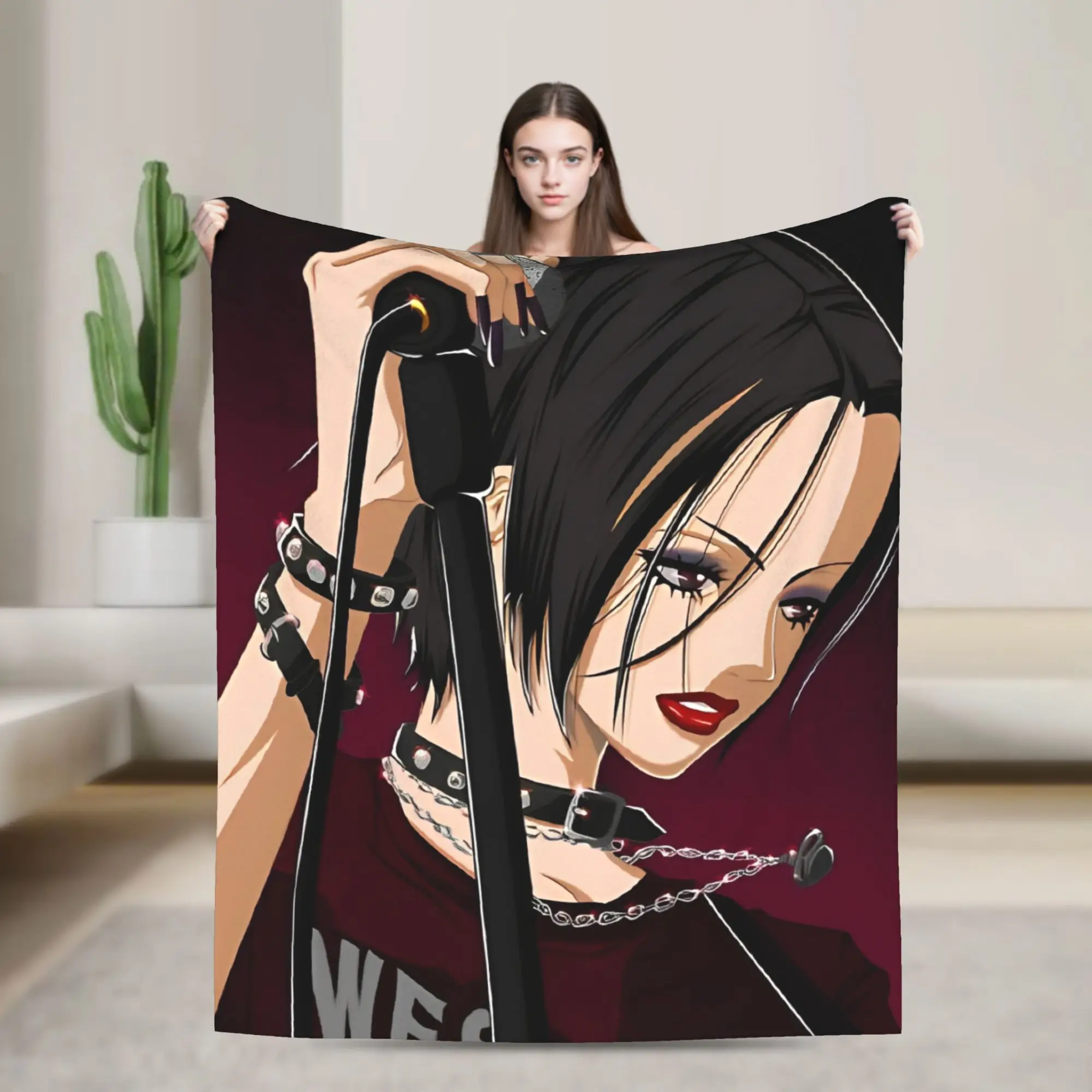 Nana Osaki Cartoon Blankets Fleece Summer Air Conditioning Osaki Anime Multifunction Lightweight Throw Blankets Plush Thin Quilt
Nana Osaki Cartoon Blankets Fleece Summer Air Conditioning Osaki Anime Multifunction Lightweight Throw Blankets Plush Thin Quilt