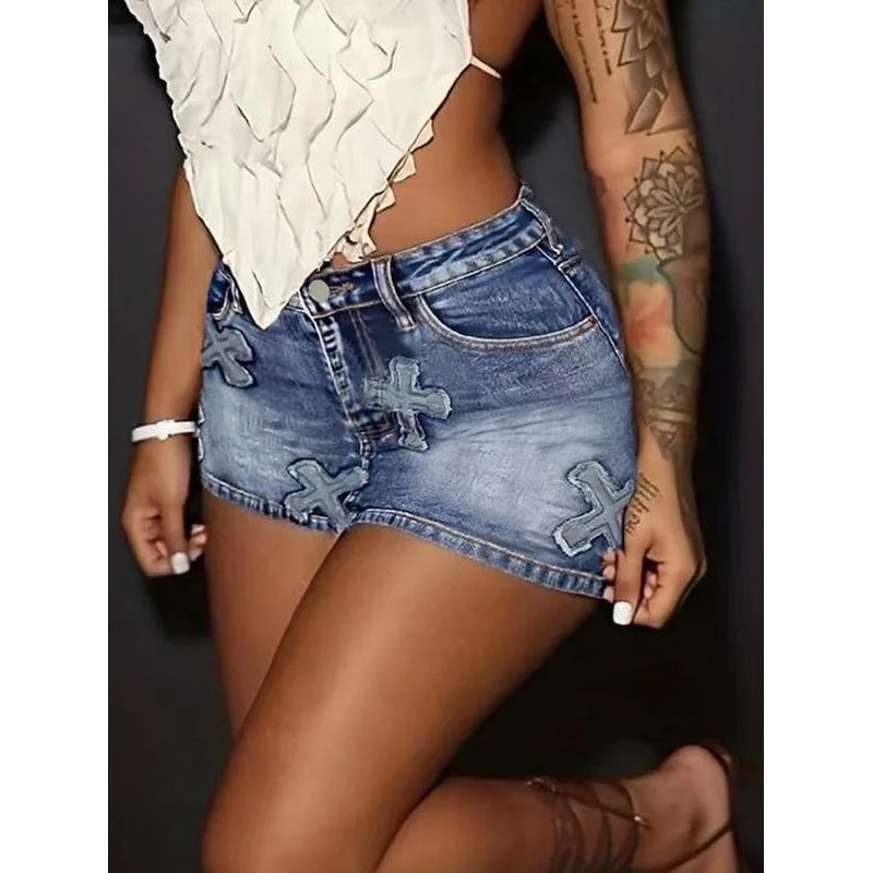 H 36341 Denim Skirt Set Women's Fashion Summer Outfit Cross-Border Sea Blue Jeans Skirt Ensemble Stylish Ladies' Set
H 36341 Denim Skirt Set Women's Fashion Summer Outfit Cross-Border Sea Blue Jeans Skirt Ensemble Stylish Ladies' Set