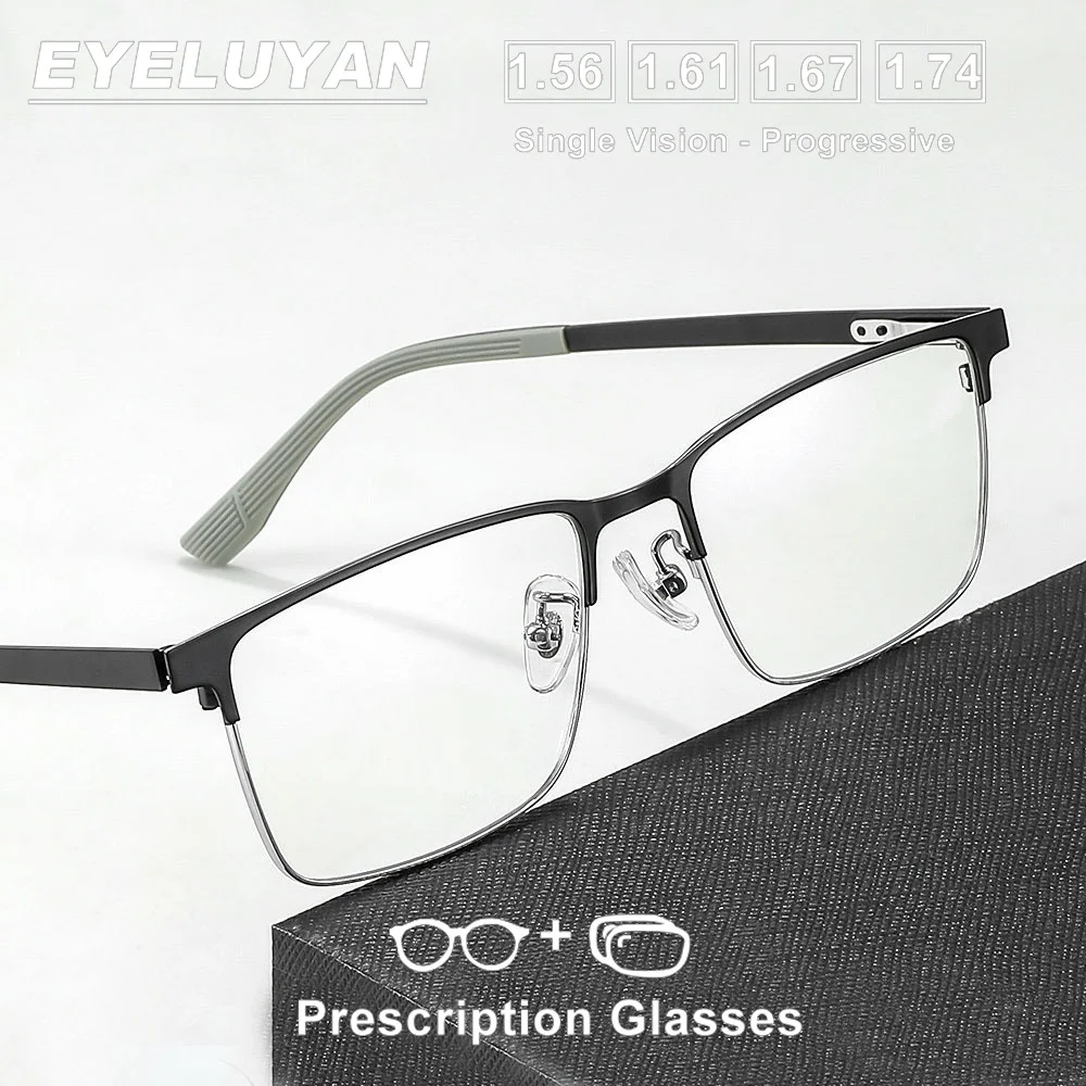 EYELUYAN Business Prescription Glasses Men Optical Eyeglasses Customize Myopia Hyperopia Progressive Recipe Eyewear
EYELUYAN Business Prescription Glasses Men Optical Eyeglasses Customize Myopia Hyperopia Progressive Recipe Eyewear