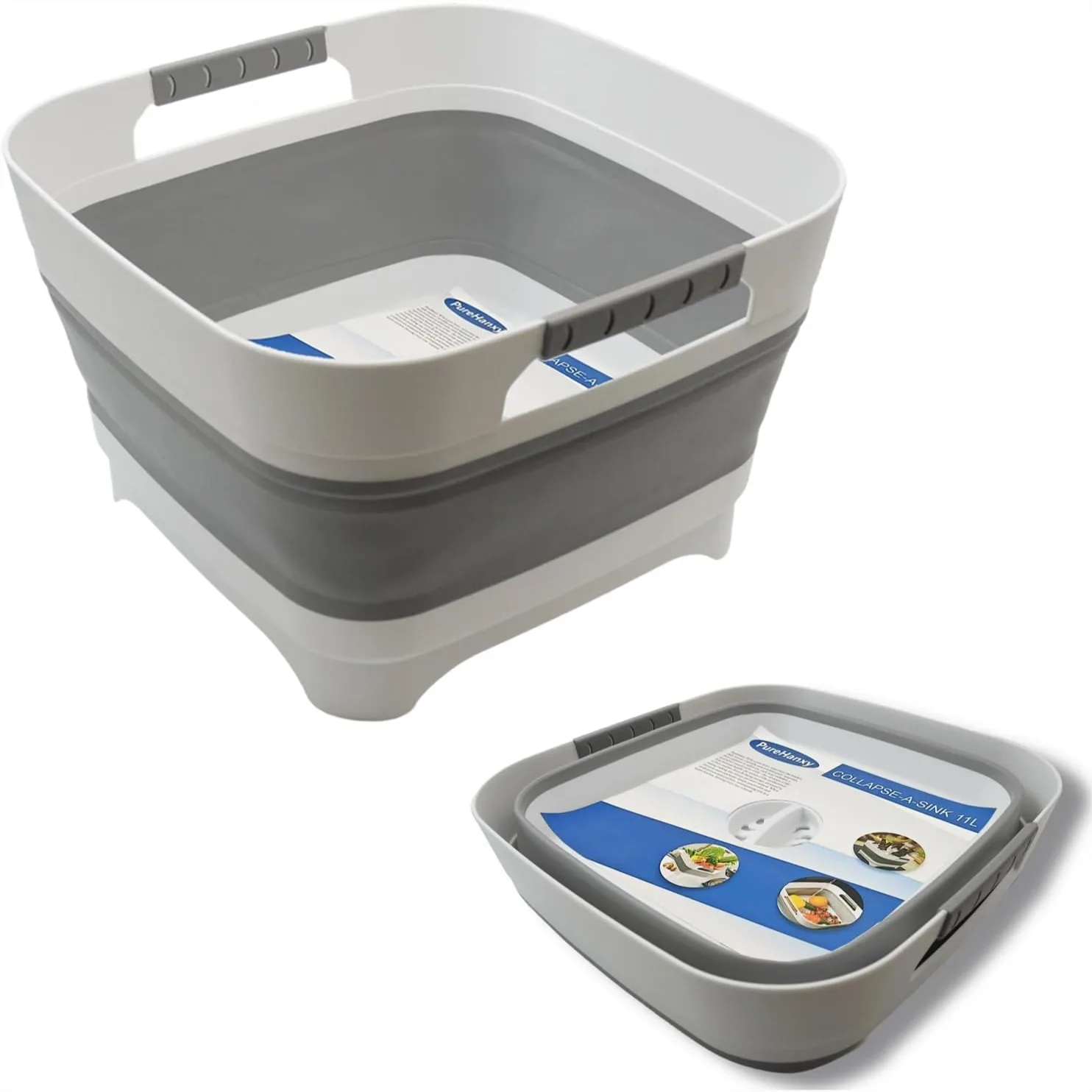 11L Collapsible Wash Basin with Drain Plug, Foldable Sink Tub for Kitchen, RV, Camping, Laundry
11L Collapsible Wash Basin with Drain Plug, Foldable Sink Tub for Kitchen, RV, Camping, Laundry