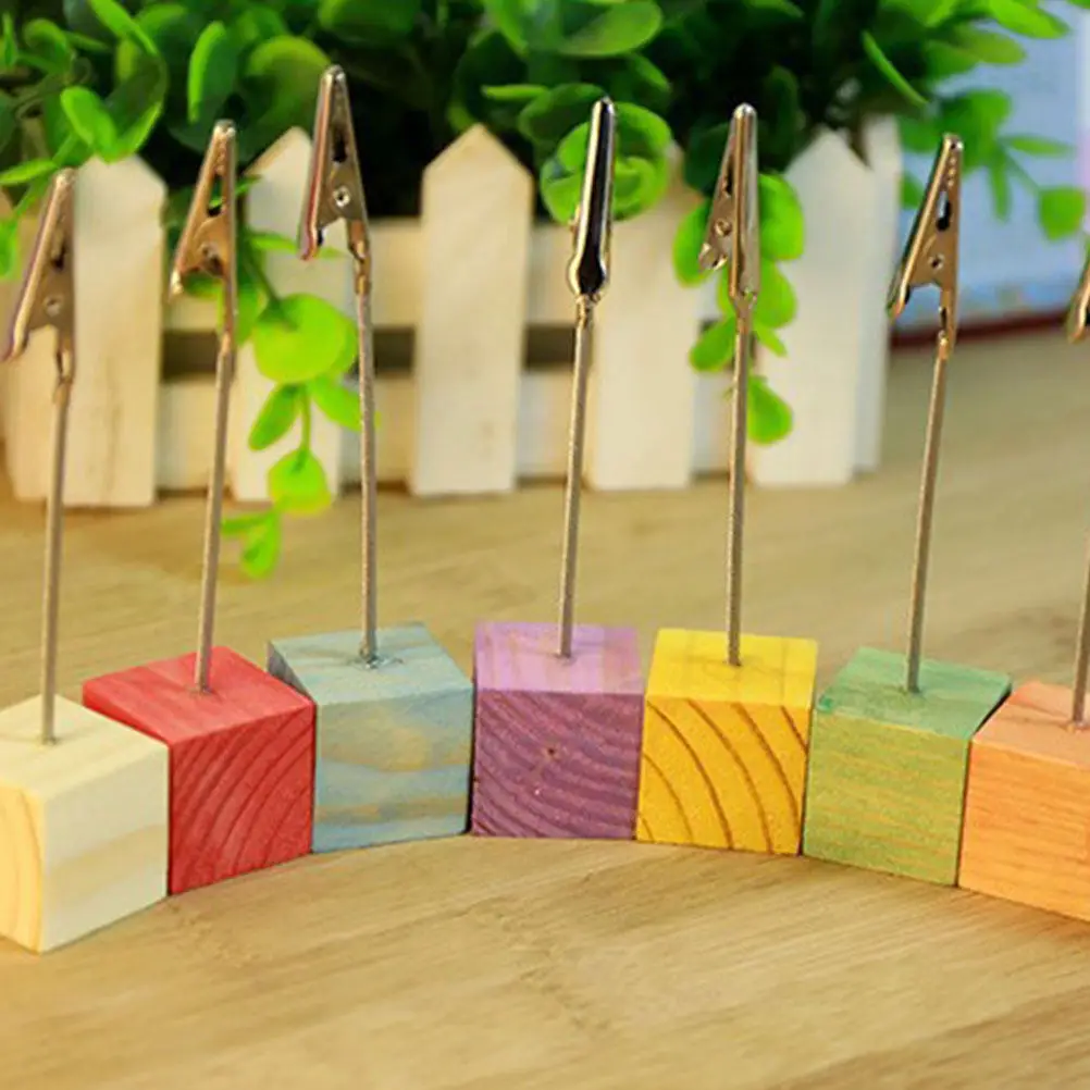 8Pcs Wooden Memo Holder Desk Place Card Stand Spiral Top Anti-Slip Base for Wedding Birthday Party Table Number Photo Note Clip
8Pcs Wooden Memo Holder Desk Place Card Stand Spiral Top Anti-Slip Base for Wedding Birthday Party Table Number Photo Note Clip