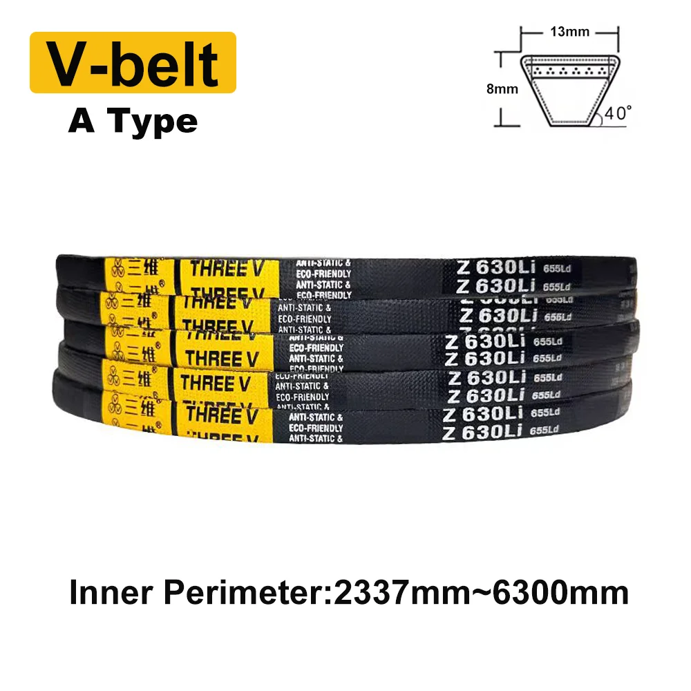 V Belt Type A Rubber Drive Conveyor Belts Power Transmission Strap 2337mm-6300mm
V Belt Type A Rubber Drive Conveyor Belts Power Transmission Strap 2337mm-6300mm