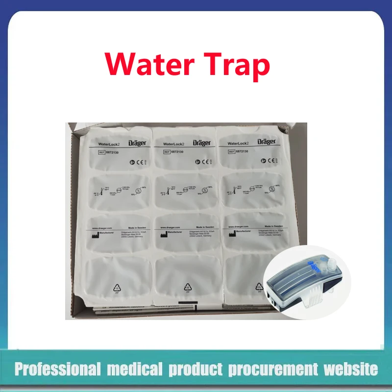 Original Drager Watertrap WaterLock 2 6872130 Replacement New Type Water Trap CO2 Gas Monitoring Watertrap 12pcs/box
Original Drager Watertrap WaterLock 2 6872130 Replacement New Type Water Trap CO2 Gas Monitoring Watertrap 12pcs/box