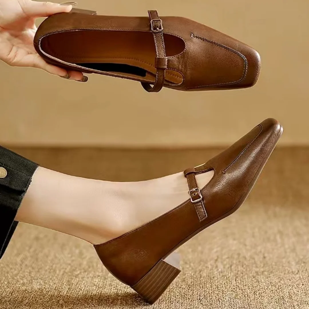 Women's sheepskin square toe t-strap slip-on flats 3cm thick low heel soft comfortable casual female daily moccasins shoes woman
Women's sheepskin square toe t-strap slip-on flats 3cm thick low heel soft comfortable casual female daily moccasins shoes woman