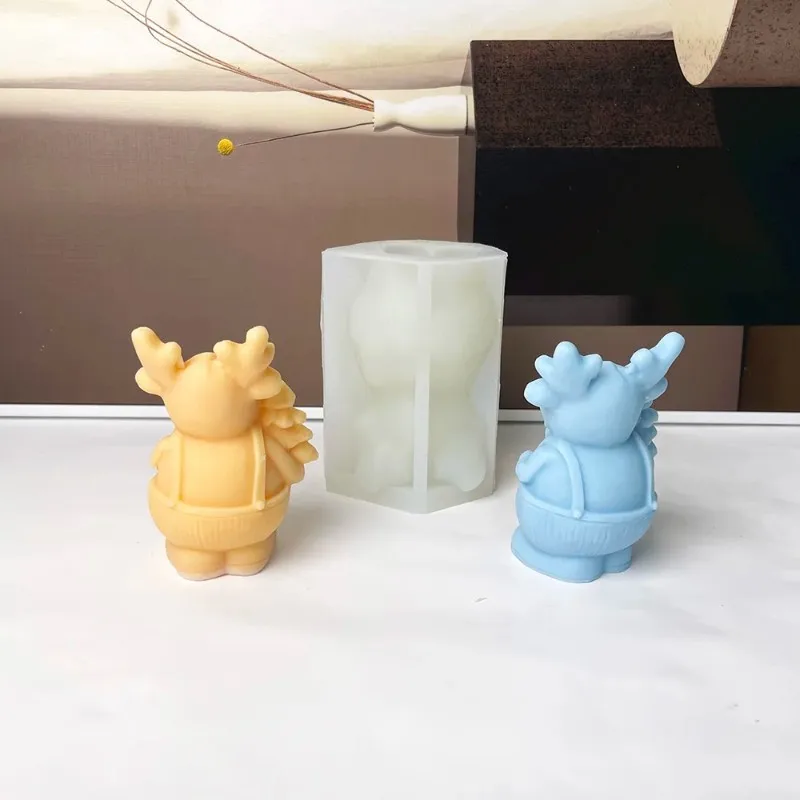 small reindeer with christmas tree silicone mold, diy 3d candle molds
small reindeer with christmas tree silicone mold, diy 3d candle molds