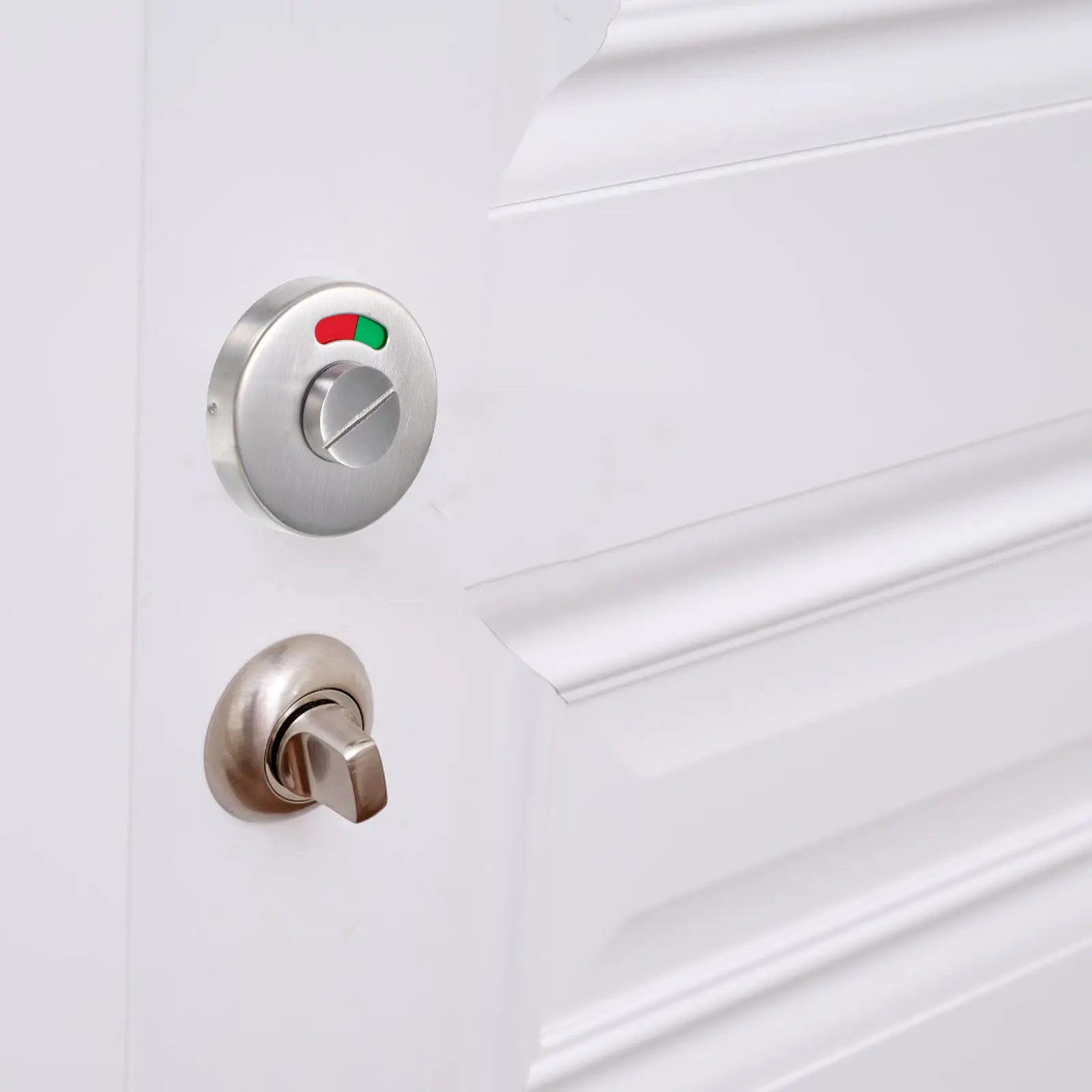 Stainless Steel Bathroom Door Lock Privacy Indicator Red Green Occupied Sign Lock Public Restroom Handle Bolt Bathroom Door Knob
Stainless Steel Bathroom Door Lock Privacy Indicator Red Green Occupied Sign Lock Public Restroom Handle Bolt Bathroom Door Knob