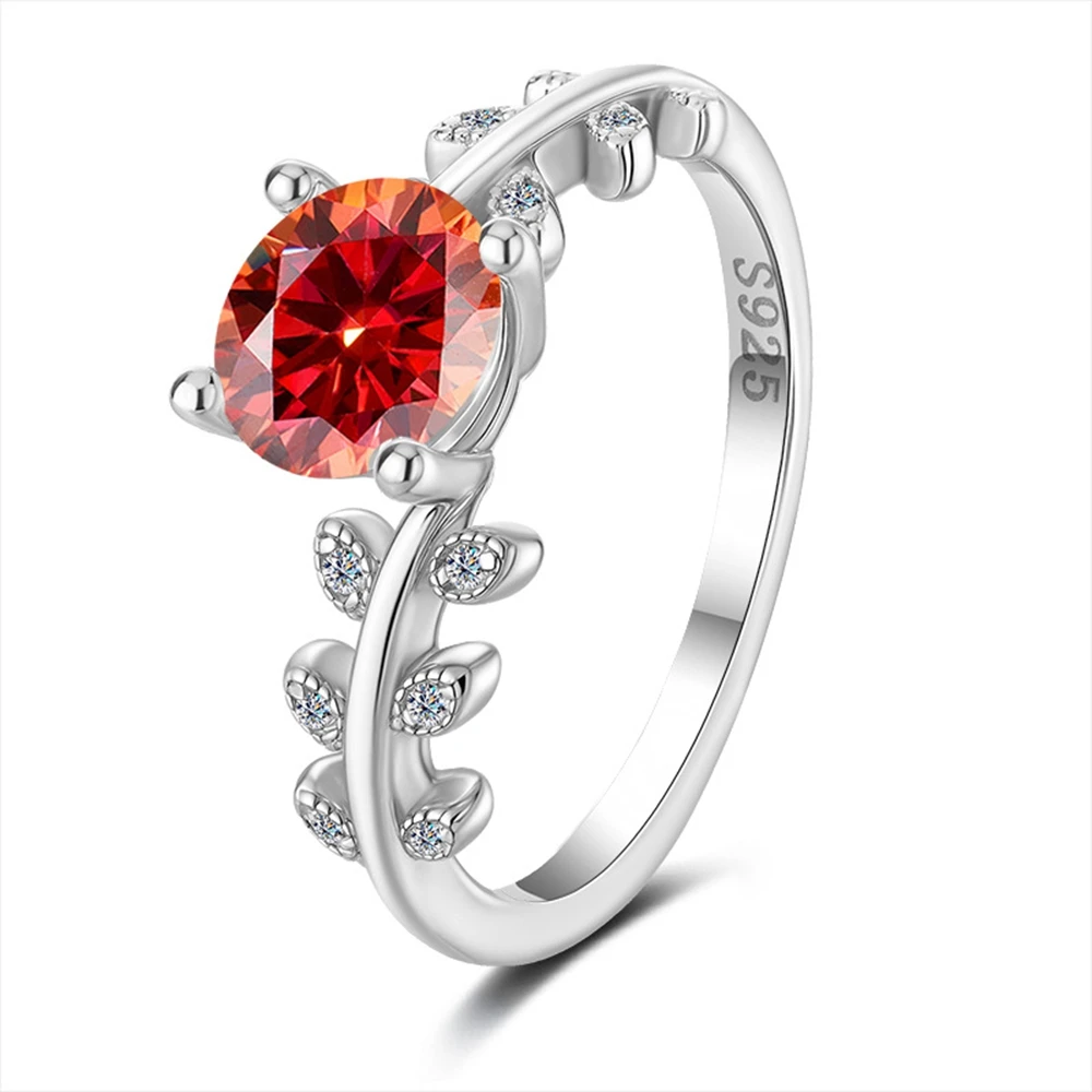 D Color 1CT Moissanite Ring Tested with Diamonds S925 Sterling Silver Wedding Rings for Woman Anniversary Party Jewelry Gift
D Color 1CT Moissanite Ring Tested with Diamonds S925 Sterling Silver Wedding Rings for Woman Anniversary Party Jewelry Gift
