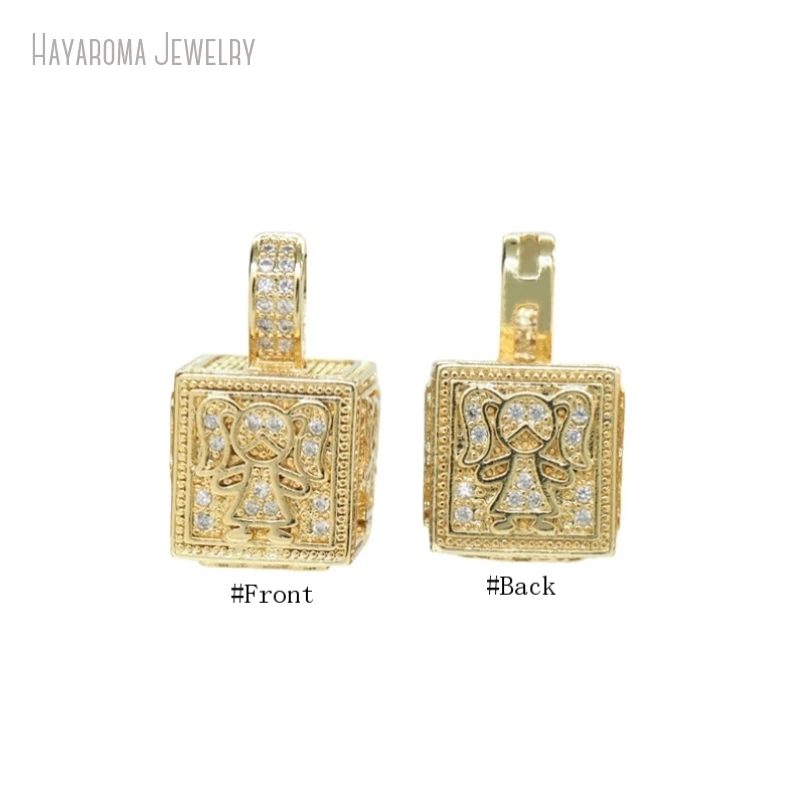 10Pcs Metal Cubic Zirconia Invisible Setting Copper Square Children Wholesale Gold Color Pendant Jewelry Charms PM52587
10Pcs Metal Cubic Zirconia Invisible Setting Copper Square Children Wholesale Gold Color Pendant Jewelry Charms PM52587