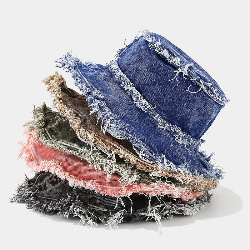 New Foldable Denim Bucket Hat Cotton Washed Fishing Hunting Cap Outdoor Beach Fisherman Panama Men's Women's Trendy Bucket Hats
New Foldable Denim Bucket Hat Cotton Washed Fishing Hunting Cap Outdoor Beach Fisherman Panama Men's Women's Trendy Bucket Hats