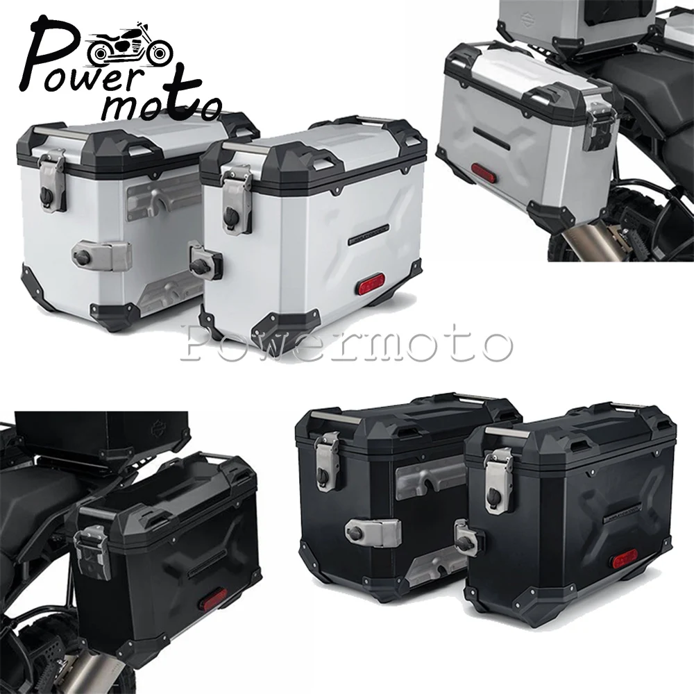 Black / Silver Motorcycle Side Cases Saddle Bags Boxes W/Bracket For Harley Pan America 1250 Special RA1250S RA1250 2021-2022
Black / Silver Motorcycle Side Cases Saddle Bags Boxes W/Bracket For Harley Pan America 1250 Special RA1250S RA1250 2021-2022