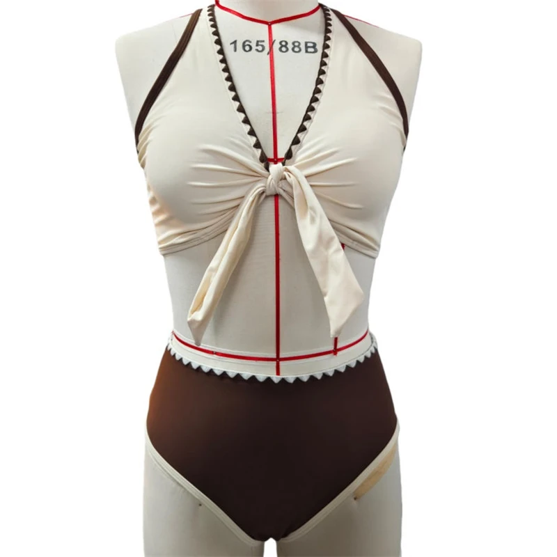 Tie Knot Front Woman's Two Piece Bikini Swimsuits Set V-Neck Low-Waisted Swimwear Crisscross Back Bathing Suit 2026
Tie Knot Front Woman's Two Piece Bikini Swimsuits Set V-Neck Low-Waisted Swimwear Crisscross Back Bathing Suit 2026