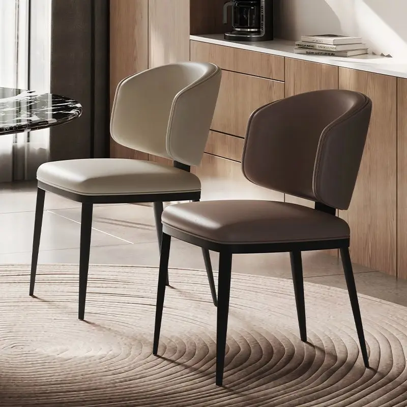 #Nordic Modern Style Metal Frame Dining Chair with Padded Backrest, Designed to Match Dining Tables
#Nordic Modern Style Metal Frame Dining Chair with Padded Backrest, Designed to Match Dining Tables