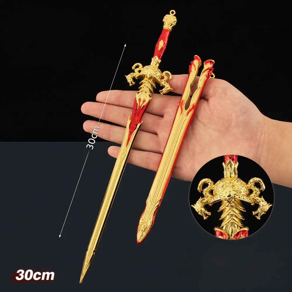 Naraka:Bladepoint 30cm/11.8in Wealth God Sword Metal Weapon Props Game Peripherals Cosplay Collectible Ornaments Boy Toys Gift
Naraka:Bladepoint 30cm/11.8in Wealth God Sword Metal Weapon Props Game Peripherals Cosplay Collectible Ornaments Boy Toys Gift