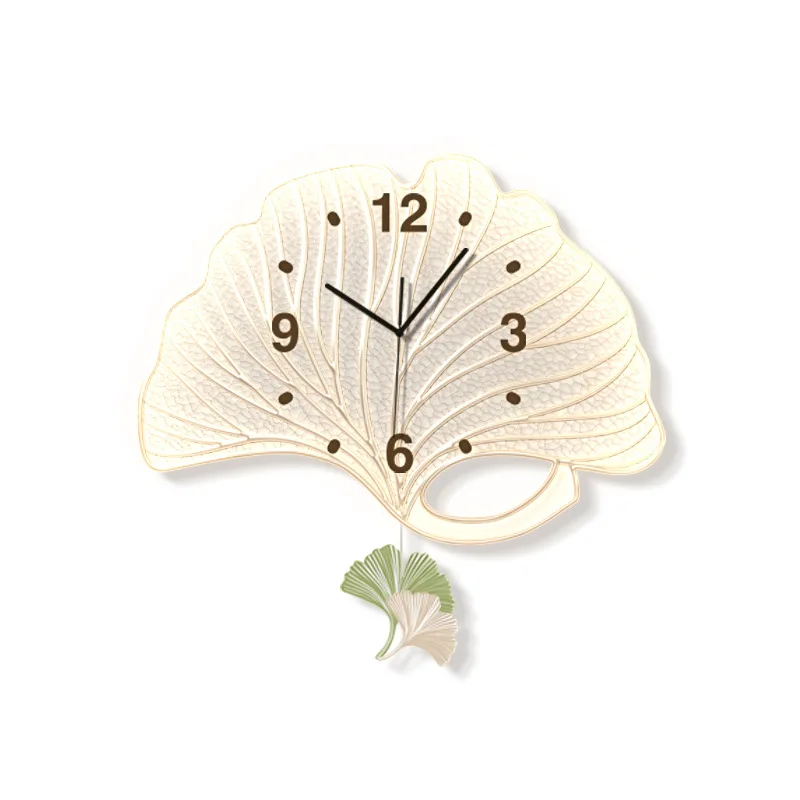 Living room ginkgo biloba swing wall clock home creative personality fashion clock wall cream wind restaurant led clock
Living room ginkgo biloba swing wall clock home creative personality fashion clock wall cream wind restaurant led clock