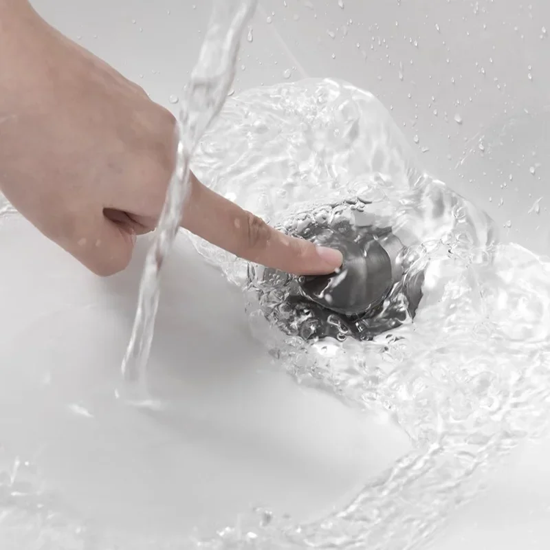 Wash Basin Drainer Small Bounce Push-type Leak Plug Anti-blocking Wash Basin Universal Drain Pipe Gun Ash
Wash Basin Drainer Small Bounce Push-type Leak Plug Anti-blocking Wash Basin Universal Drain Pipe Gun Ash