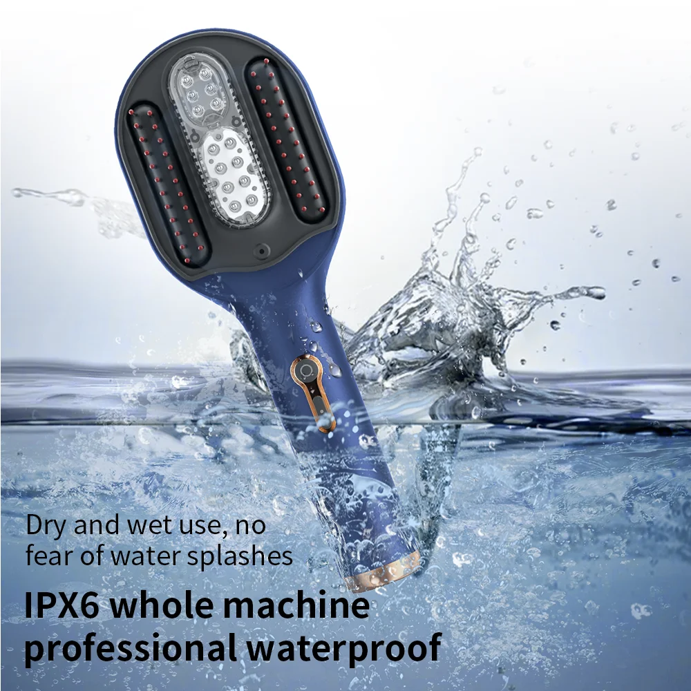 Массажер для кожи головы, щетка для роста волос, электрический аппликатор для масла для волос, расческа, светодиодный красный свет, инструмент для роста волос
Массажер для кожи головы, щетка для роста волос, электрический аппликатор для масла для волос, расческа, светодиодный красный свет, инструмент для роста волос