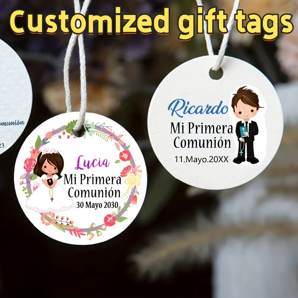 Customizable Tags for First Communion Favors for And - DIY Gift Tags That Can Feature Your Text in Any Language
Customizable Tags for First Communion Favors for And - DIY Gift Tags That Can Feature Your Text in Any Language
